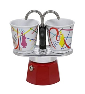 Bialetti 2 Cups Mini Express RED Stovetop Espresso Maker